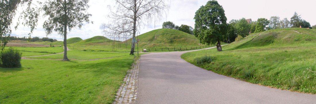 Known burial mounds of well statured ancient people.